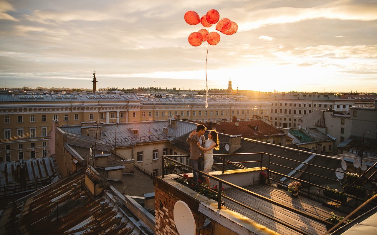 Фотосессия на крыше санкт петербург