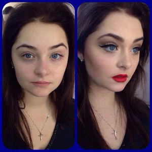 Pin Up makeup
