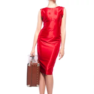 Lady in red