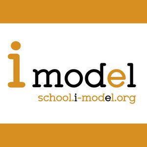 Логотип школа моделей i MODEL