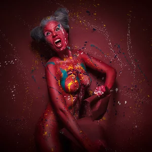 Bodyart, Body Art, Red, Demon, Red Demon