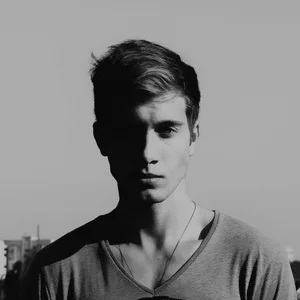 black and white