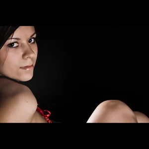 Lady in red...