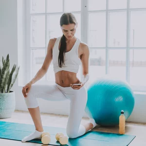 Physical fitness, Shoulder, Exercise equipment, Swiss ball, Leg, Yoga mat, Arm, Sitting, Joint, Pilates