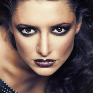 Face, Eyebrow, Lip, Beauty, Hairstyle, Black hair, Chin