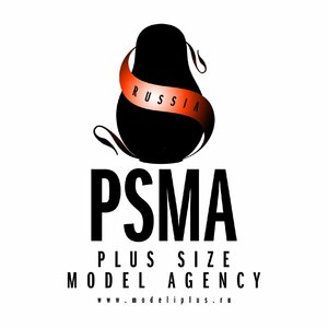 Логотип Plus-Size Model Agency (PSMA) Russia