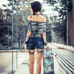 Tattoo girl