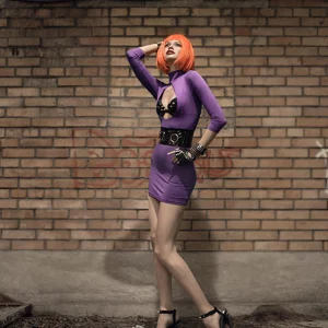 Brick Wall Ginger Purple Fashion