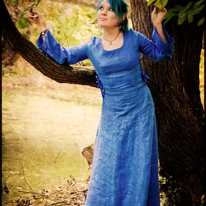 Lady in blue