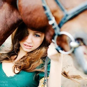 портрет,  лошадь,  животные,  природа,  платье,  Fashion