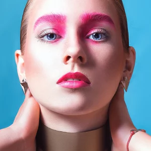 Face, Cheek, Lip, Pink, Eyebrow, Head, Beauty
