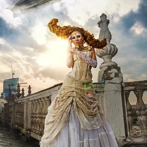 Roof, Steampunk, Alternate Victorian, Zeppelin, Airship, Incredible Time