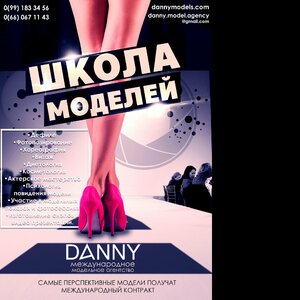 Логотип Школа моделей Danny model agency Полтава