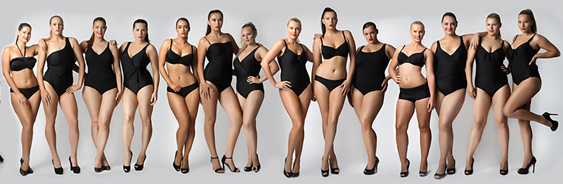 Разных размеров. Женщины разной комплекции. Разные фигуры девушек. Разные телосложения девушек. Девушки разных размеров.