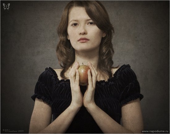 портрет,  девушка,  студия