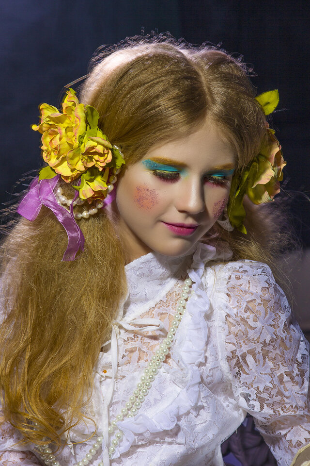 сказка, макияж, рождество, щелкунчик, девочка, Model