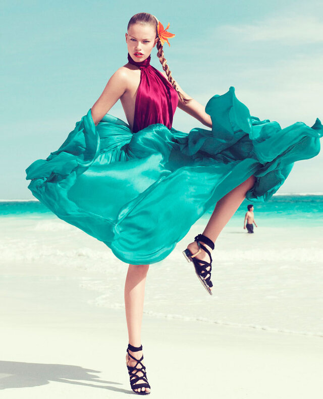 Hailey Clauson photographed by Paola Kudacki for Harper’s Bazaar, March 2012