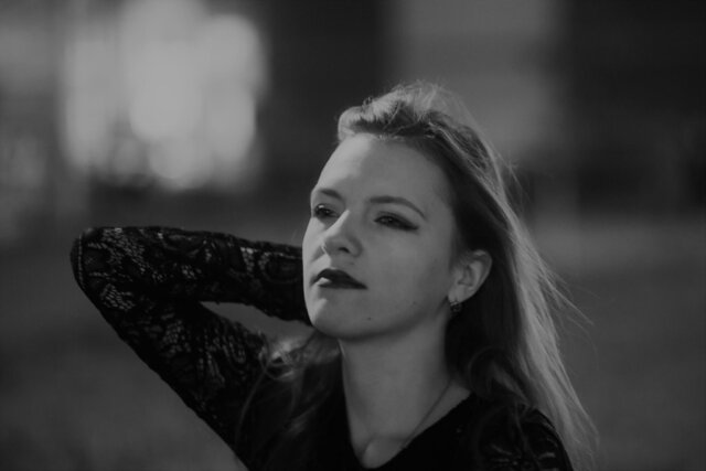 Чб портрет