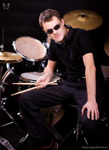 stylish drummer 