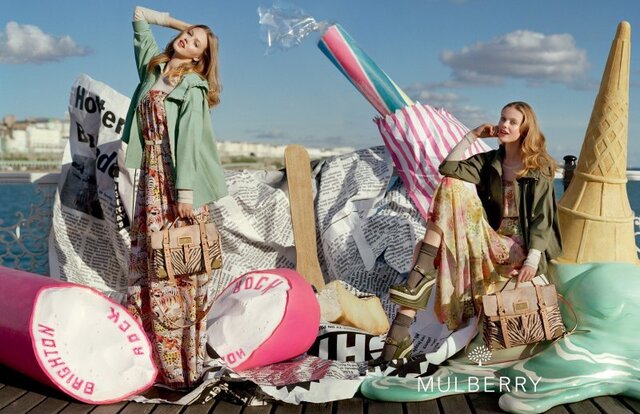 Lindsey Wixson & Frida Gustavsson for Mulberry Spring 2012 Campaign by Tim Walker