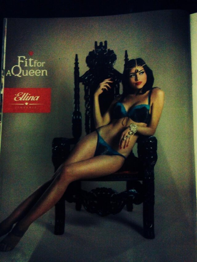 became the face of the brand "Ellina"