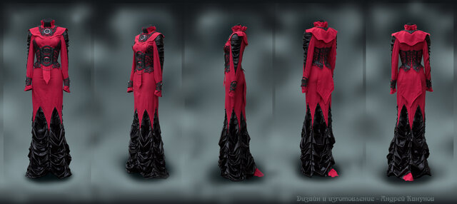 Коллекция "Корсетика". Платье 4. Дизайн и изготовление - Андрей Канунов.