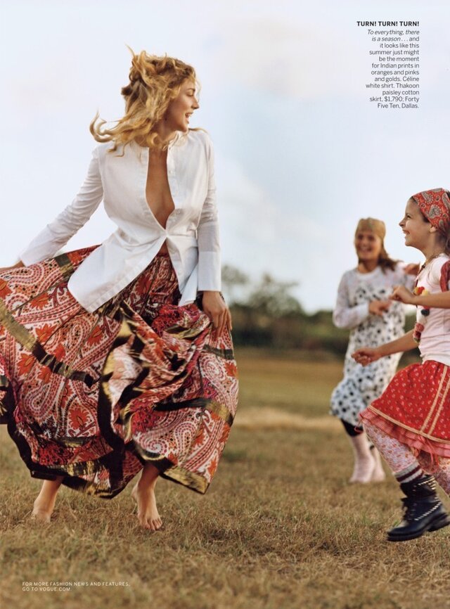 Summer of Love by Bruce Weber for American Vogue April 2012