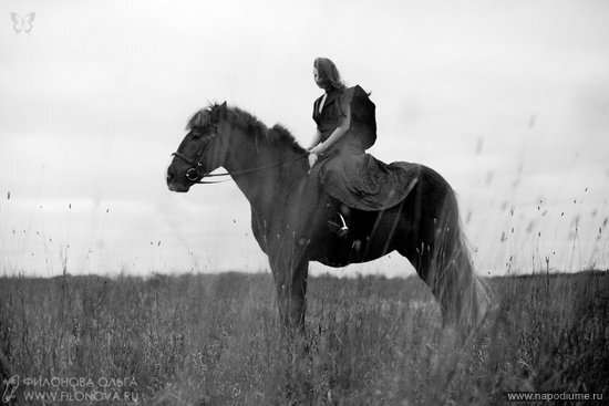 портрет,  лошадь,  животные,  природа,  платье,  Fashion