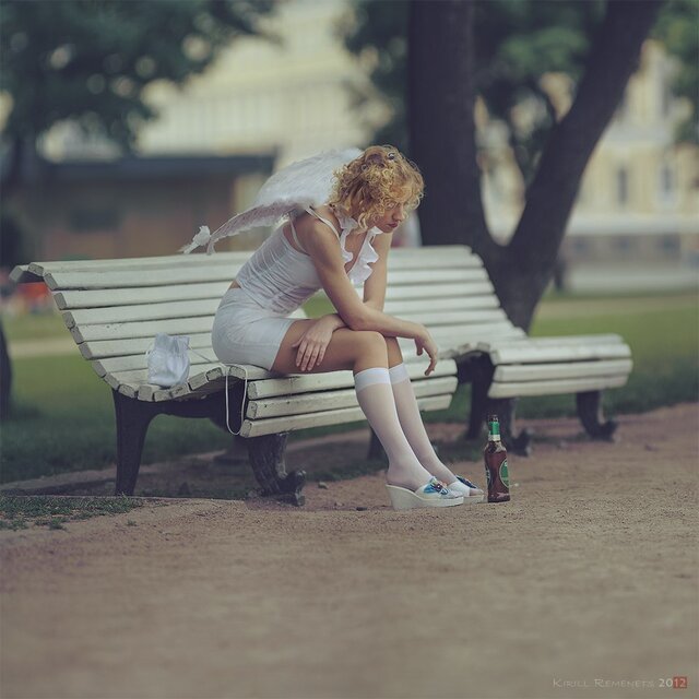 Фотограф Кирилл Ременец. "Фото-флэшмоб ангелов в Санкт-Петербурге"