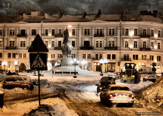 Одесса,  зима,  Odessa
