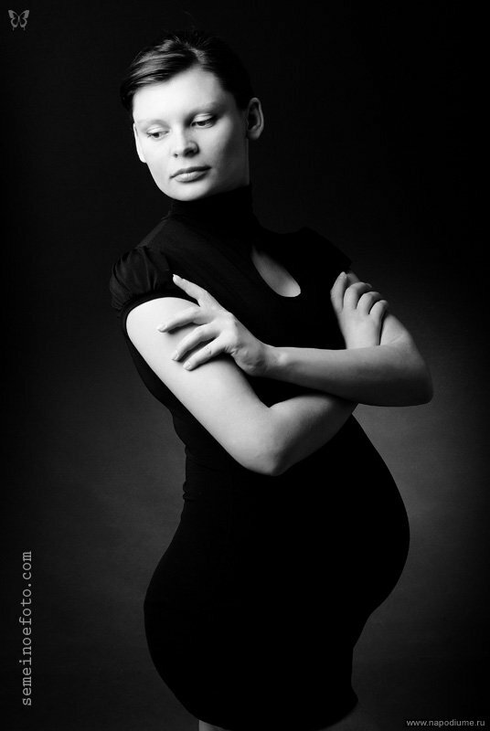 портрет беременность,  фотосессия беременности