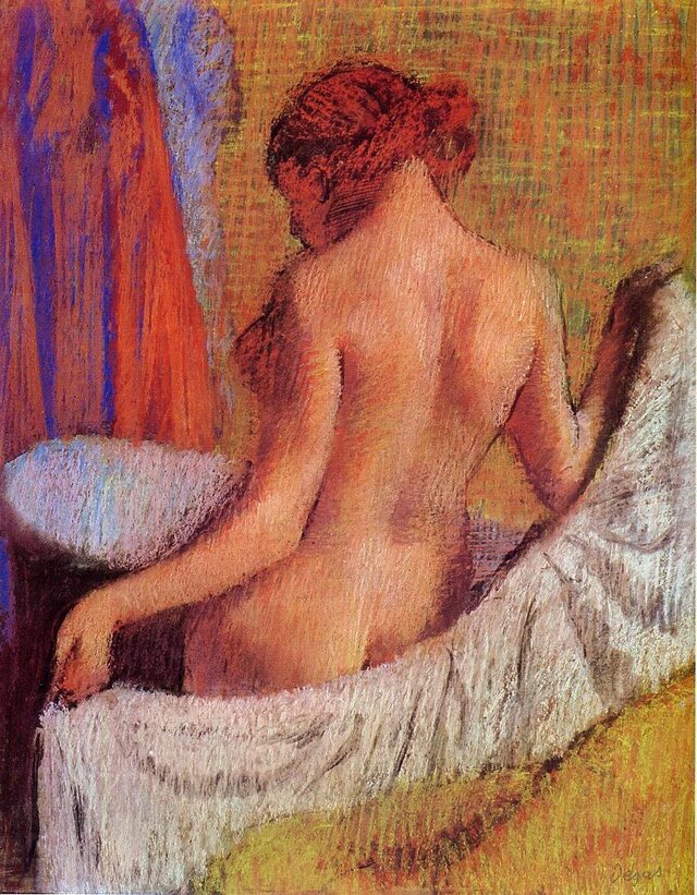 После ванныЭдгар Дега 1895, 70.8×57.3 см