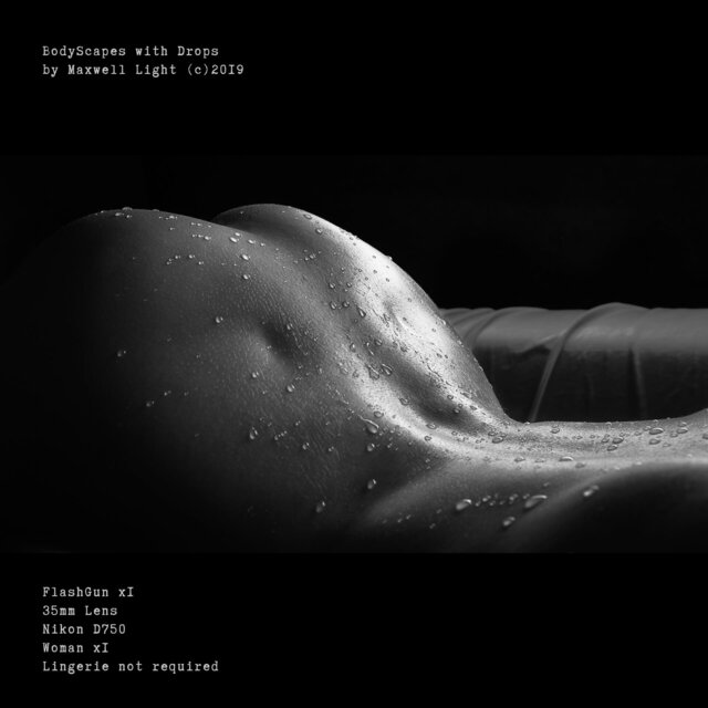 Bodyscapes with drops (series)