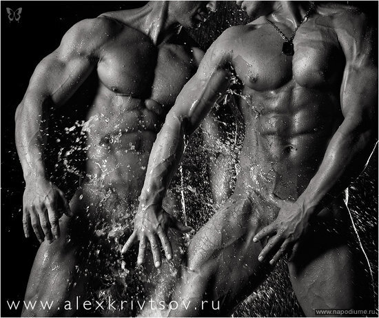 ню,  аква,  вода,  тело,  мужчина,  Nude,  Aqua,  Body,  Sensual,  Krivtsov