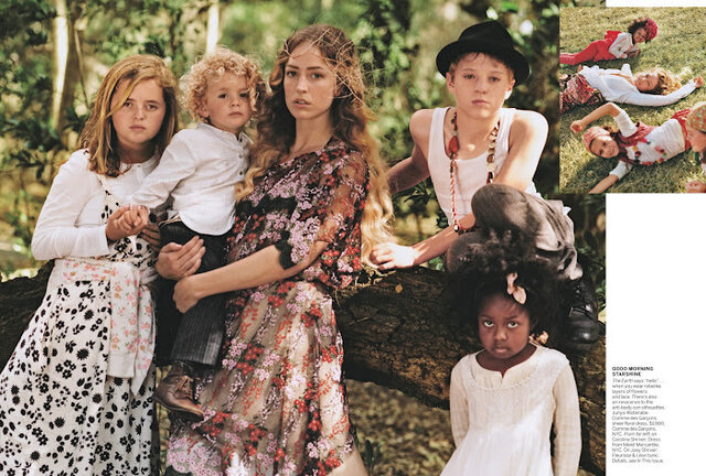 Summer of Love by Bruce Weber for American Vogue April 2012