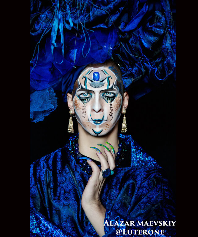 Blue Oiran by Alazar Maevskiy