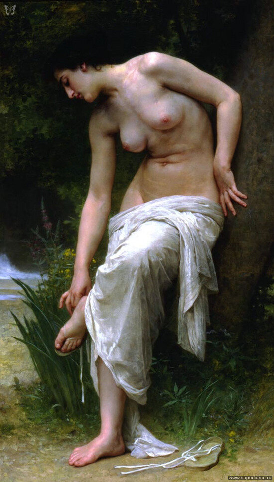 Бугро,  ПОСЛЕ КУПАНИЯ,  1894