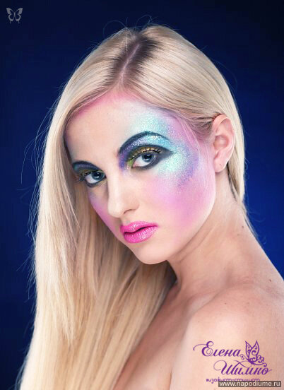 Barbie,  Blond,  Makeup,  Creative Makeup,  Colorful Makeup,  барби,  блондинка,  креативный макияж