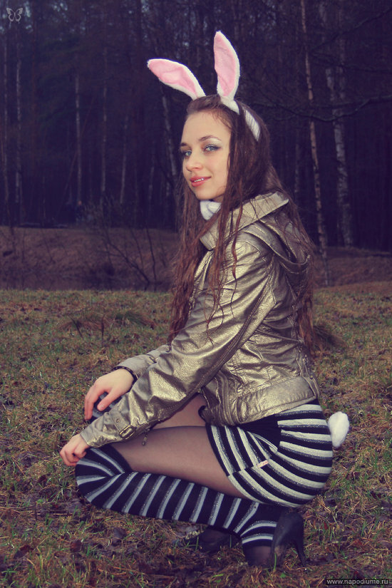 Катя Семенова фотограф,  Fashion,  Девушка зайчик,  зая,  в костюме кролика,  в костюме зайчика