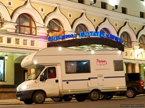 DriveHotel,  гримваген,   отель на час,  мобильный офис,  аренда автодома