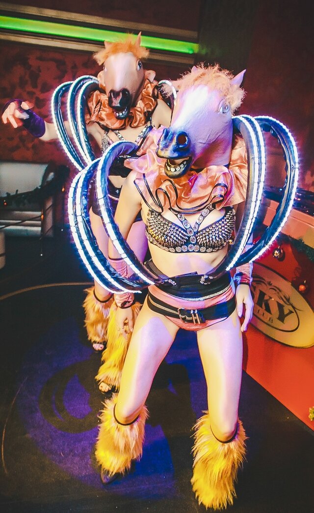 LED Show "BioKukly" - LED, Freak, topless , Pj