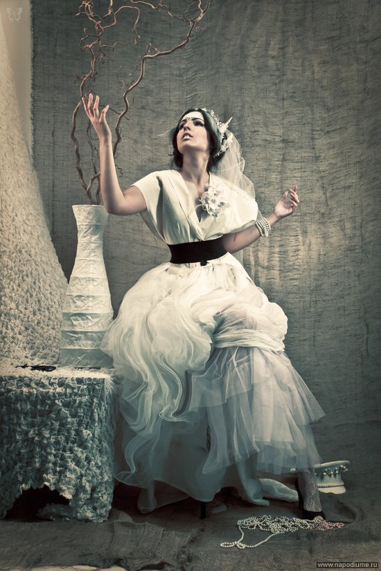 Fashion,  портрет,  Fantasy,  зима,  невеста