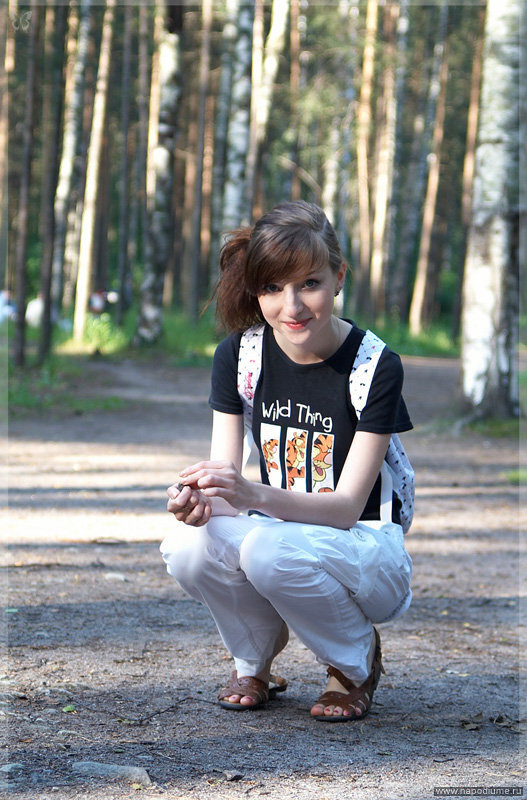 Пеппи,  прогулка,  лето,  парк,  портрет