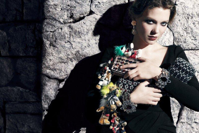 Lea Seydoux by Steven Meisel Prada Resort 2012