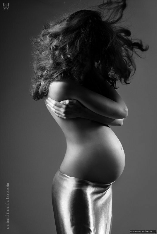 фотосессия беременности,  волосы