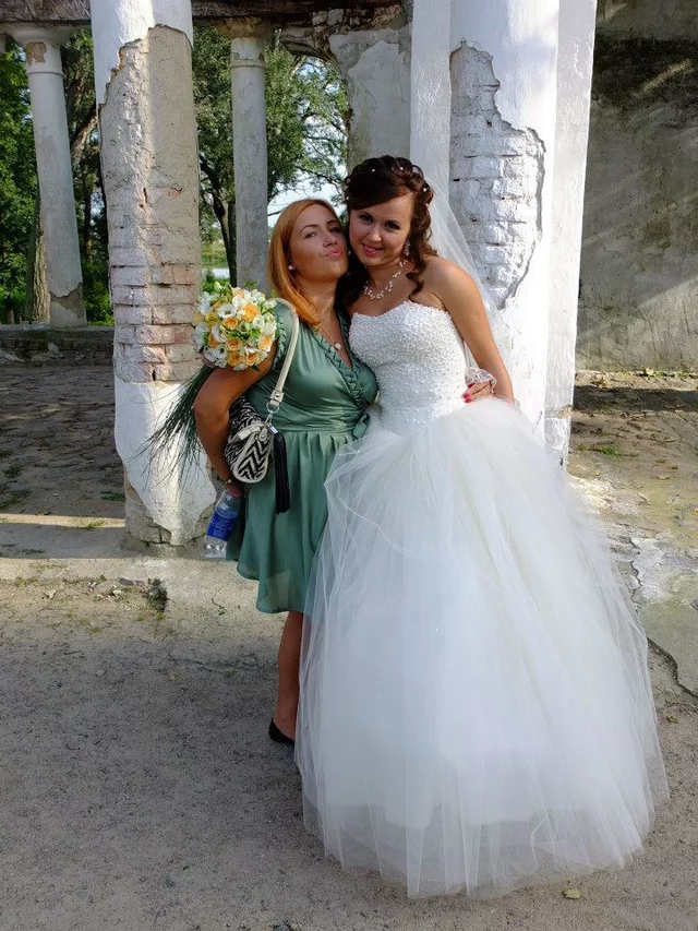Green dress