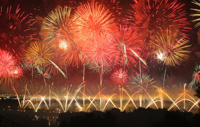 Fireworks Festival in Moscow