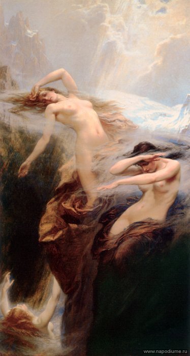 Г.Дрейпер,  ФЕИ ТУМАНА,  1912