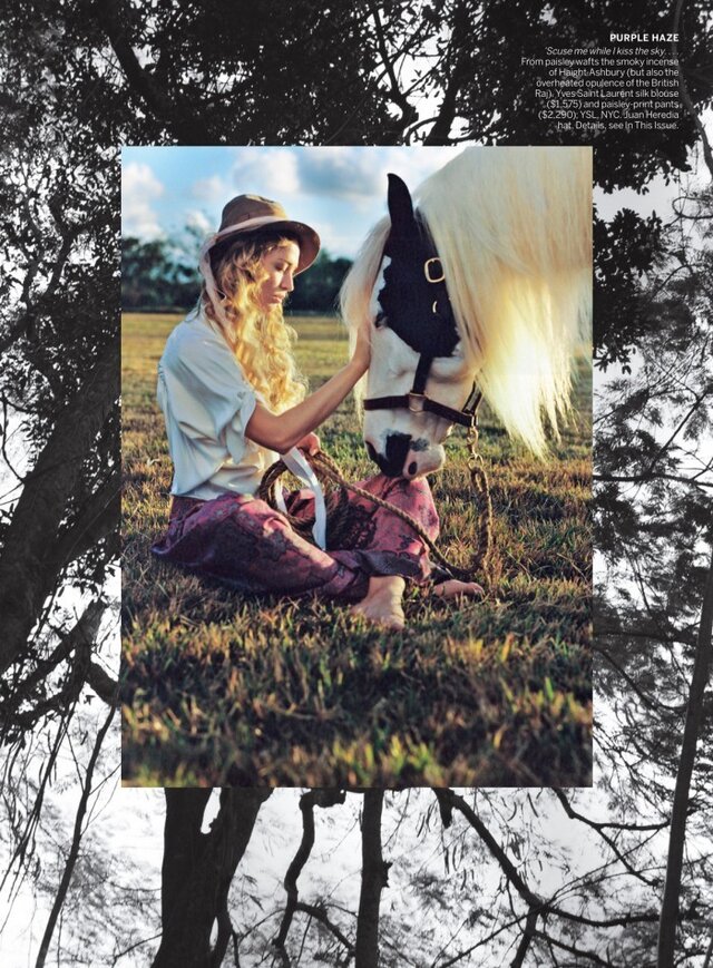 Summer of Love by Bruce Weber for American Vogue April 2012