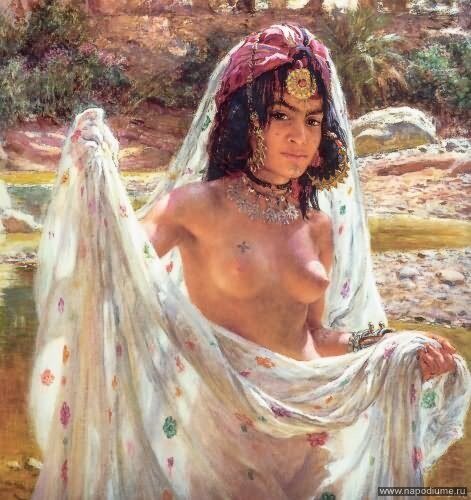 Дине,  КУПАЛЬЩИЦА,  1901